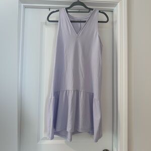 a new day Lavender V-Neck Sleeveless Drop-Waist Dress